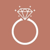 ícone anel de noivado
